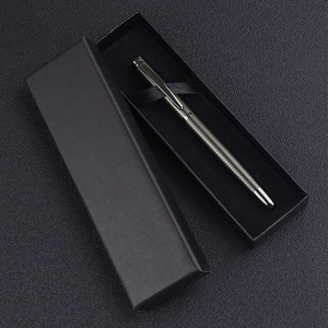 Caneta de metal para negócios, caneta de tinta para impressão de logotipo, caneta caneta caneta caneta cinza para negócios, escama de peixe