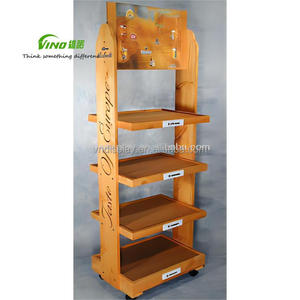 Gỗ nhiều lớp Biscuit <span class=keywords><strong>Rack</strong></span> hiển thị | Cửa hàng bán lẻ siêu thị thực phẩm kệ đơn vị cho sản phẩm hiển thị - Product Image 5