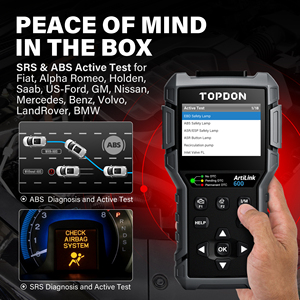 TOPDONAL600多機能診断自動Ecuカーコードリーダー2022 Obd11カースキャナーのカースキャナー - Product Image 3