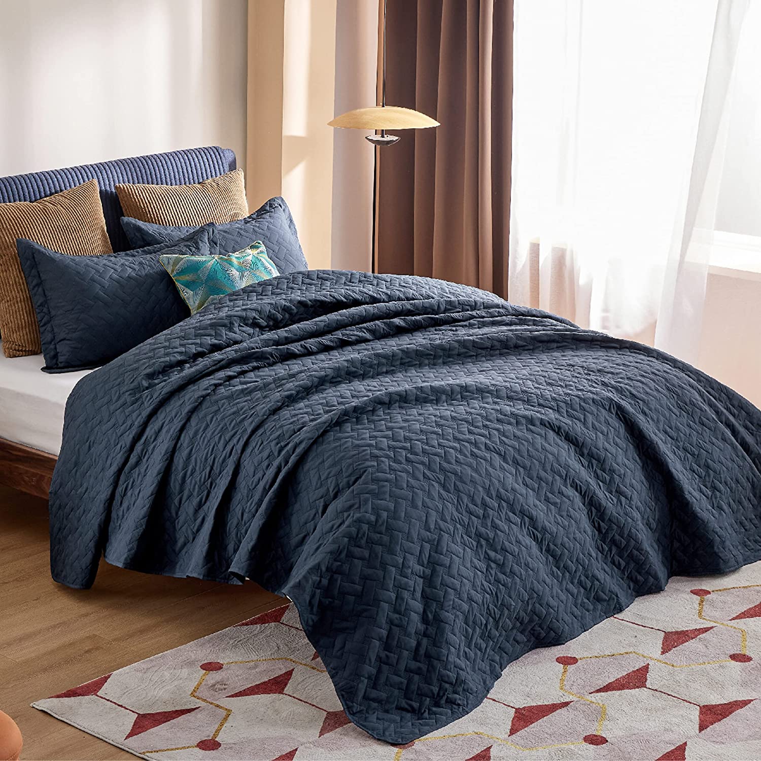 Lightweight Quilt cover summer soft cotton bed set furniture
