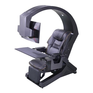 IW 320 Imperator Works <strong>Computer</strong> Gaming Chair Cockpit Support Upto 5 <strong>Monitors</strong>,with Massage <strong>Function</strong> on Genuine Racing Executive - Product Image 3