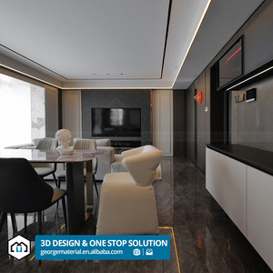 Servicio de Diseño de Interiores Apartamento de estilo escandinavo Dibujo CAD Diseño de plan de piso Dibujo Profesional 3D Max Rendering - Product Image 2