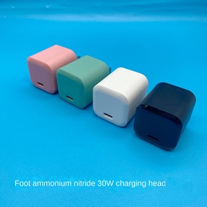 หัวชาร์จแกลเลียมไนไตรด์ขนาดเล็ก30W Type-C สำหรับชาร์จเร็ว PD สำหรับแอปเปิ้ลโทรศัพท์มือถือซัมซุงกับอะแดปเตอร์ติดผนัง US EU - Product Image 6