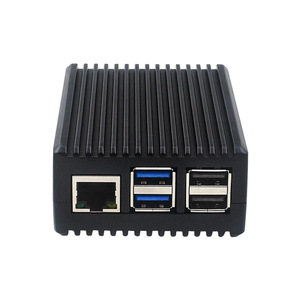 Disipador de calor incorporado de alta carcasa de aluminio personalizado para Raspberry Pi 5 con la mejor calidad