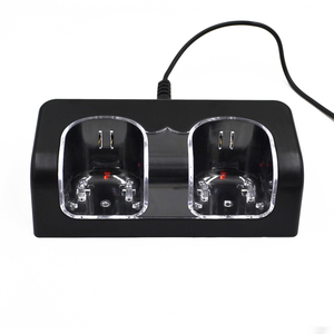 Charging Station Dual Charger Dock for Wii Remote Controller Gaming Handle Controller with LED Indicator <strong>USB</strong> Charging Cord