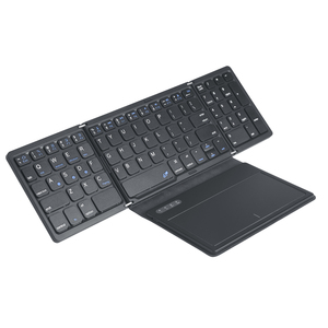 2024 nuevo teclado Bluetooth inalámbrico Delgado teclado plegable ultrafino para Touchpad Tablet PC Mini teclado plegable portátil - Product Image 1