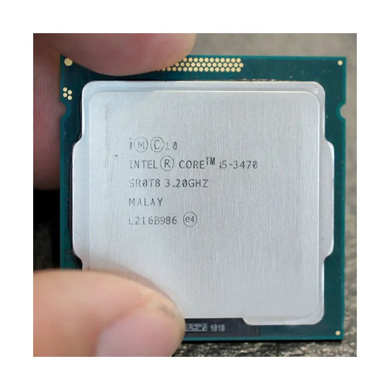 Harga rendah digunakan Cpu I5 komputer Intel Core I5 3470 3570 4570 7400 7500 8400 9400 9400F dll Procesador I5 I3 I7 grosir