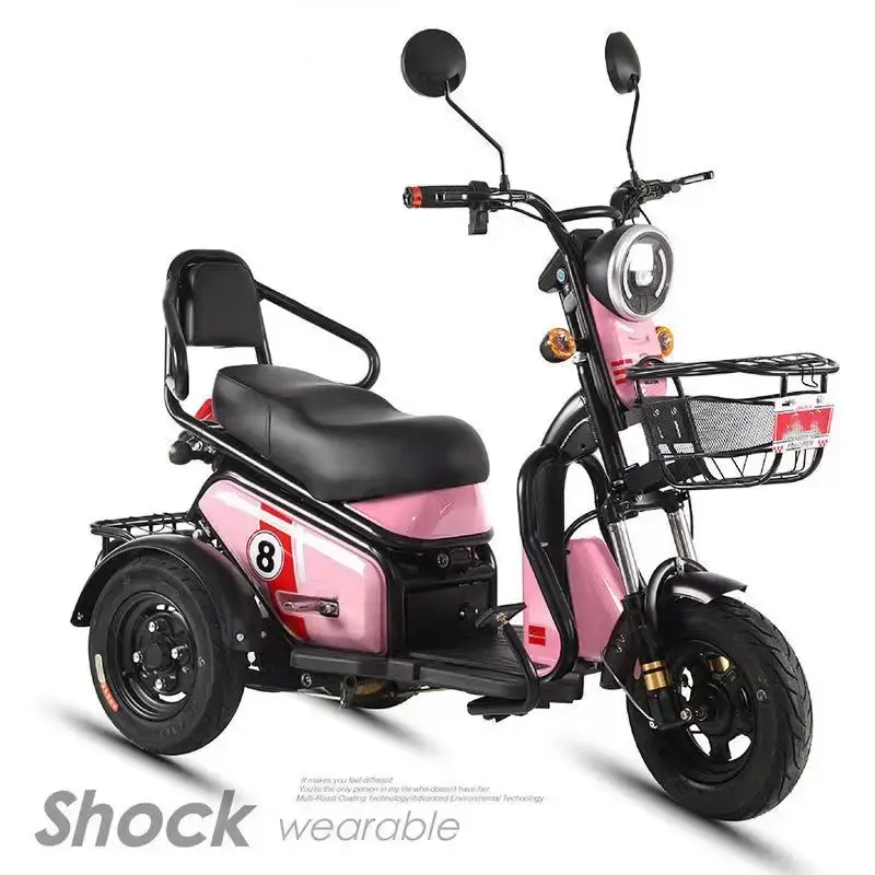 Лидер продаж, мощный трехколесный мотоцикл, Электрический трехколесный электрический скутер для взрослых, 350 Вт, трехколесный электрический скутер