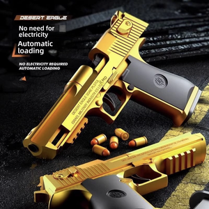 ปืนยิงของเล่นดูเหมือนปืนจริงปืนของเล่นนกอินทรีทะเลทรายทำจากพลาสติกมีกระสุนและกระโดดออกมา - Product Image 3