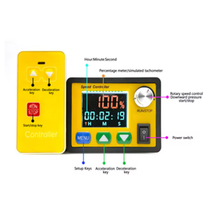 Controlador de velocidad PWM 30A, tacómetro, Control remoto inalámbrico, regulador de Motor cepillado, fuente de alimentación - Product Image 6