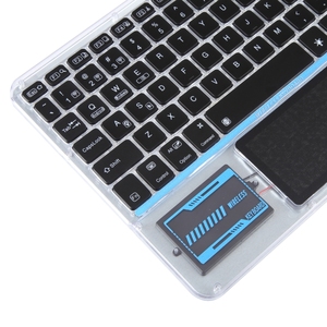 厂家直销X11-AS无线键盘10英寸平板电脑通用透明背光触摸键盘 - Product Image 6