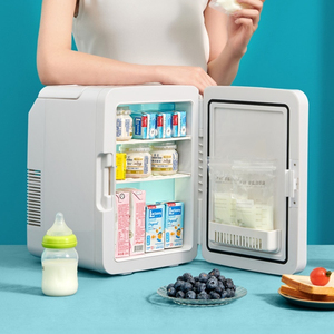 Atacado 12L Cosméticos Portáteis geladeira Mini geladeira com display <span class=keywords><strong>digital</strong></span> inteligente e controle de temperatura