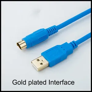 Cable de programación aislado TEBAK CNC, línea de descarga de PLC de la serie FP0/FP2/M, adecuado para FP0/FP2, 1/M