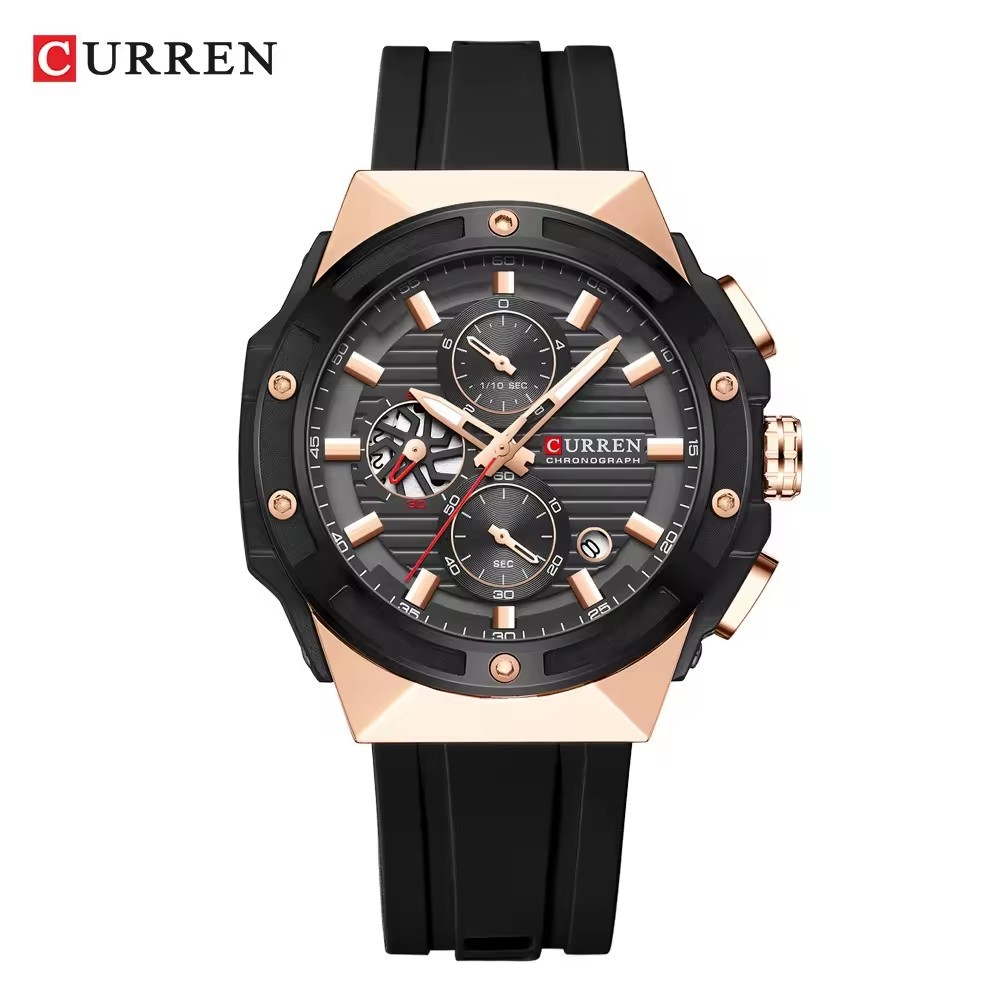 Black Case Rose Dial