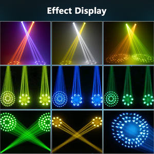 RZ 300W BSW RDM DMX512 Frost Slient Spot 24 prismes arc-en-ciel 17Gobos 14 effet de couleur tête mobile faisceau lumineux pour DJ DISco Party - Product Image 4