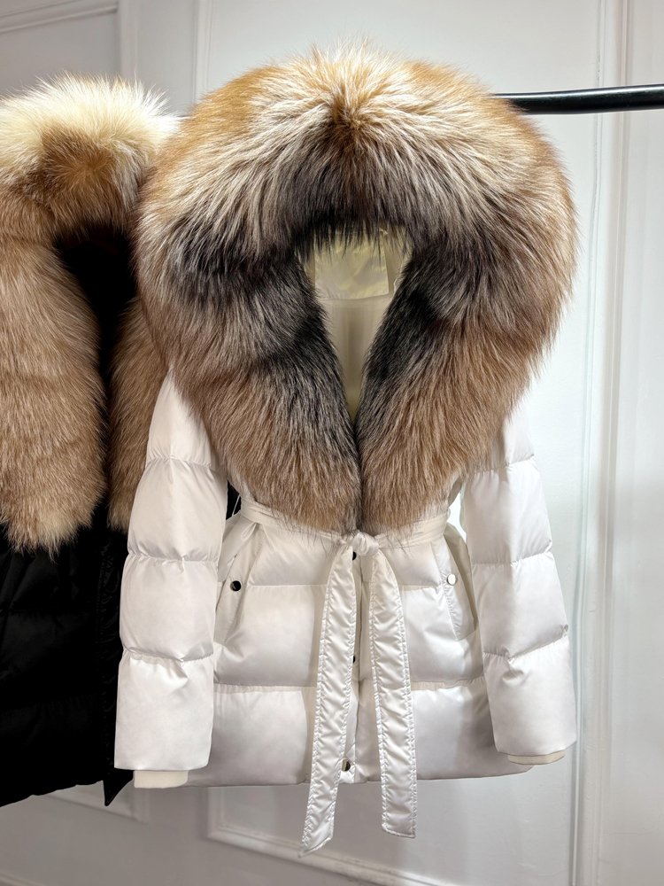 Renard double blanc