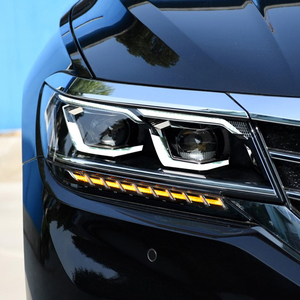 Passat B9 için 2019-2021 VW abd versiyonu yüksek yapılandırma otomatik far projektör Lens yeni LED araba ön lambaları aksesuarları 6000k - Product Image 2