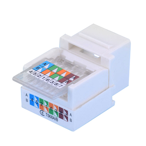 Rj45 6类网络6类梯形插孔无工具90度UTP无屏蔽模块化插孔 - Product Image 6