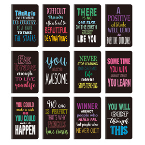 Myway Ventas calientes Inspirador Bloc de notas personalizado Mini Afirmaciones Bolsillo Cuaderno de tapa dura para estudiantes - Product Image 6