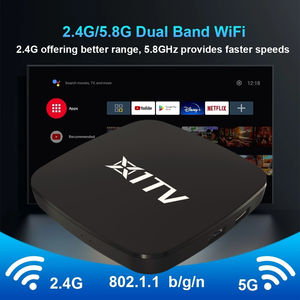 Smart HDR10 H.265 8K Ultra <strong>HD</strong> Video Media Player Android 14 TV <strong>Box</strong> Amlogic Chip 1GB 2GB DDR3 8GB 16GB EMMC ATV X1TV Set-top <strong>Box</strong> - Product Image 5