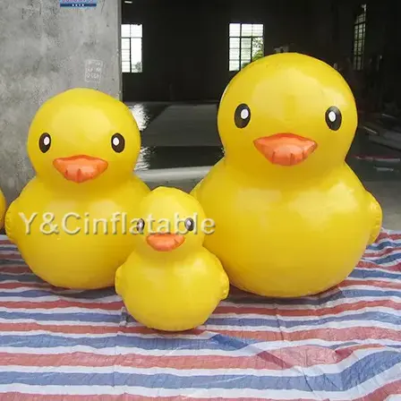 High quality fast inflatable big yellow duck little yellow duck for a variety of activities