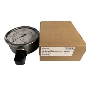 סין מקורי Wika מכשיר עם 1/4 NPT הרכבה wika מד לחץ 400 ~ 2000PSI