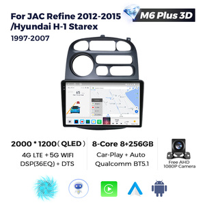 MEKEDE M6 3D安卓触摸屏汽车视频播放器，适用于JAC Refine 2012-2015现代H-1斯塔雷克1997-2007，带全球定位系统导航 - Product Image 2