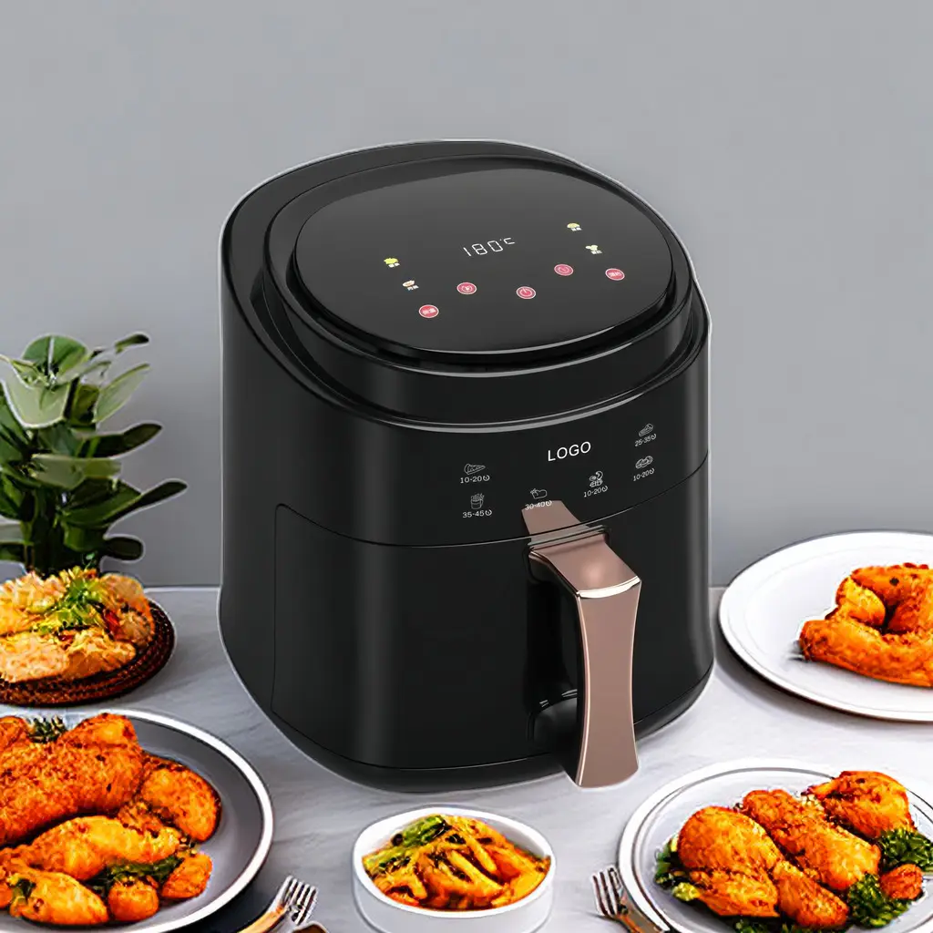 Factory price Household Airfryers 1400W 6.5L Healthy Low Fat Cooking Pot Low Watt Non-stick Electric Hot Deep Air Fryer Digital