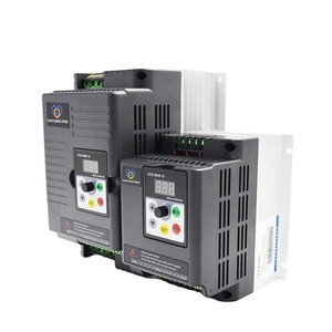 1.5KW 2HP 50 HZ 60HZ, fase única, 220 V de entrada y tres fase de salida de 380V convertidor de frecuencia variable