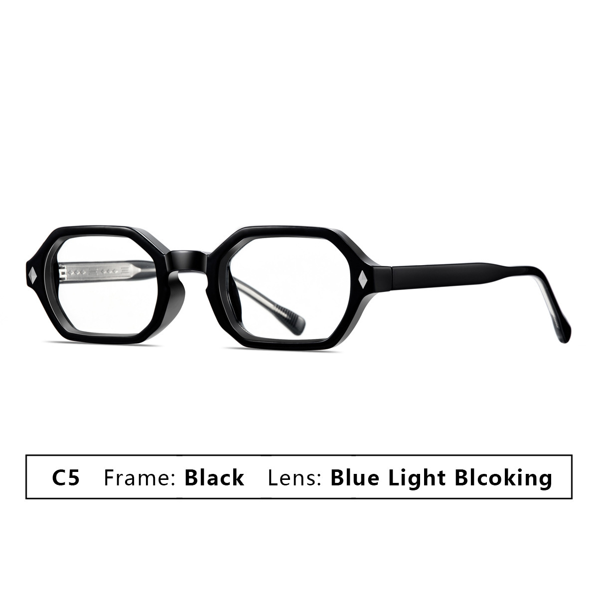 Lumière bloquante noir-bleu