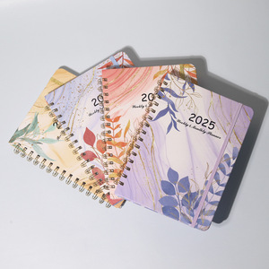 2025 nuovo Design con copertina rigida su misura A5 Notebook con fascia elastica diario Planner Notebook con Logo stampato - Product Image 2