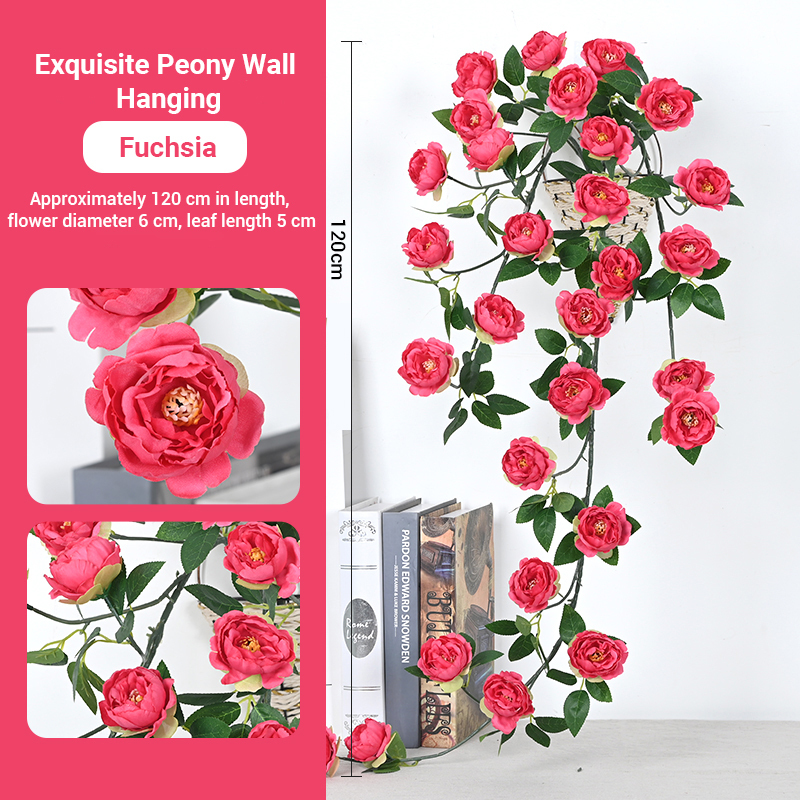 Rose-la pivoine exquise tenture murale