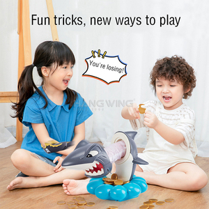 Hw Giải Nén Đồ Chơi Bất Ngờ Cướp Biển Cá Mập Thiết Lập Nổ Điện Tiền Xu Vàng Câu Đố Lừa Tạo Tác Hội Đồng Quản Trị Trò Chơi Bên Đồ Chơi Cho Trẻ Em - Product Image 2