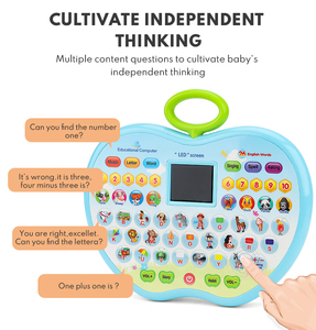 Máquina de aprendizaje de inglés LED para Educación Temprana de niños, juguete inteligente, superventas, máquina de lectura de tableta en inglés Apple - Product Image 5