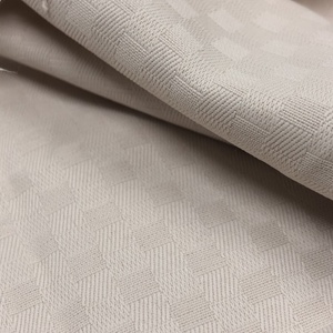 % 100% Polyester iplik FR yanmaz armürlü dokuma kare yırtılmaz perde kumaşı