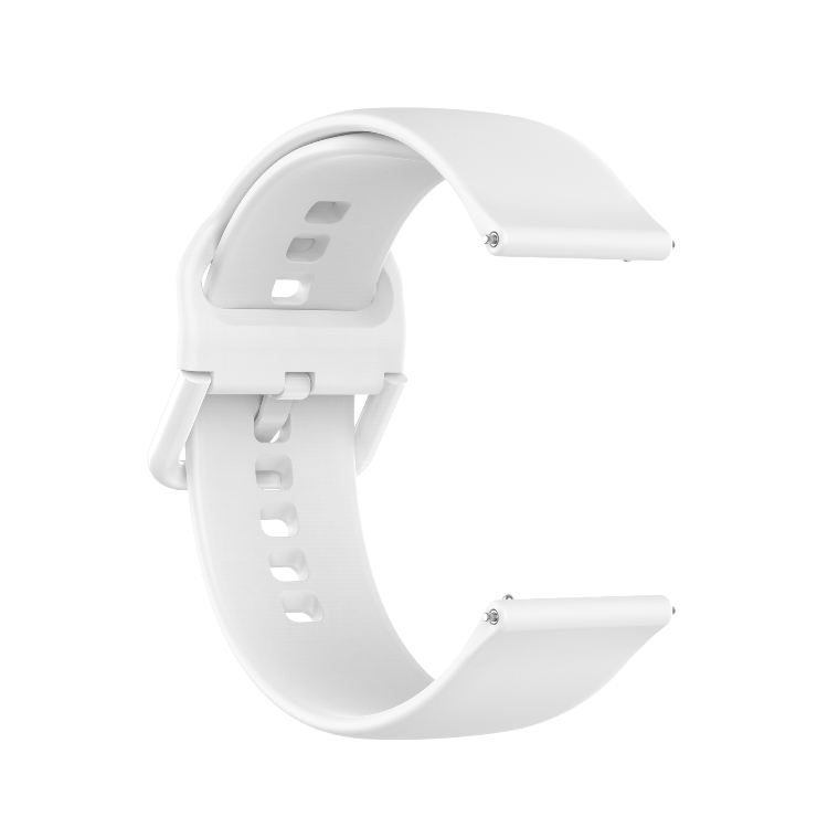 White-Silicone Material-L Size-(Colorful Buckle)