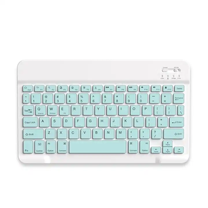 Mini teclado y ratón inalámbricos para juegos recargables portátiles Kit de ratón y teclado de ordenador en Stock - Product Image 1