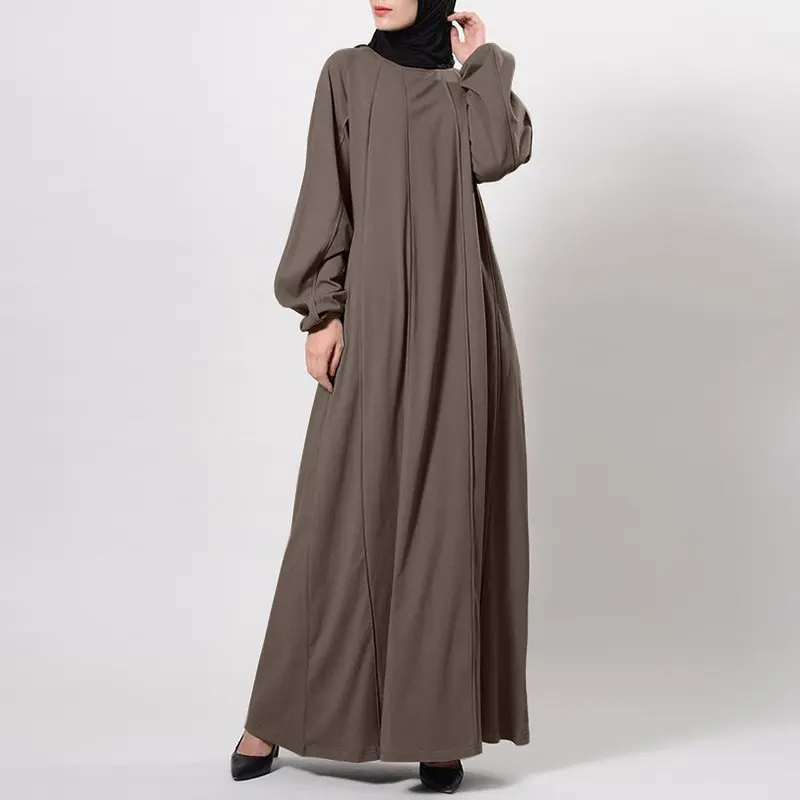 Vestido de verão vestido islâmico de mangas compridas, mais novo design moderno de mangas compridas, vestido abaya feminino em dubai, preço barato, 2022