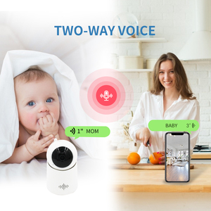 กล้องเครือข่าย Wi-Fi ขนาดเล็กที่มีมุมมองกว้างในเวลากลางคืนเซ็นเซอร์ CMOS เสียงสองทางสำหรับใช้ในร่ม - Product Image 4