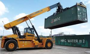 מיכל חשמלי סין מפורסם מותג 45 טון עומס להגיע Stacker XCS4535K