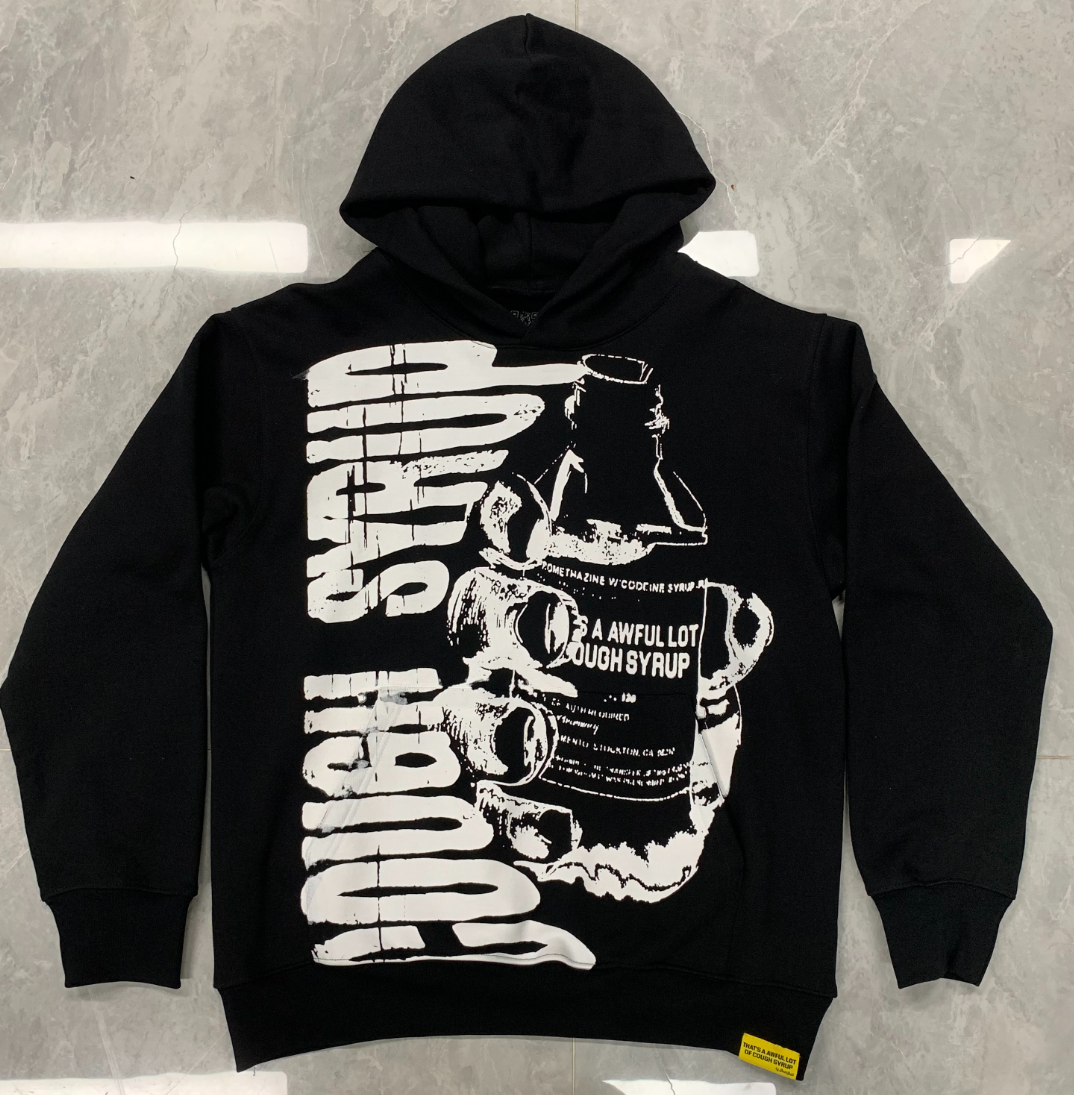 COUGH SYRUP "Warning" Hoodie Black2