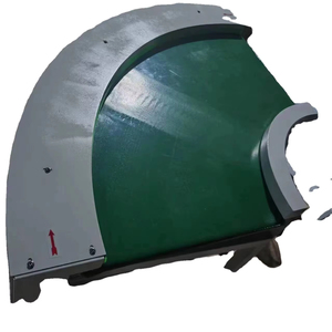 Neuer Zustand 180-Grad-Kurve Automatische PVC-verstellbare Container entladung Band fördersystem Motorisierte LKW-Baugruppe - Product Image 4