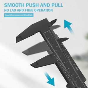 OEM Tùy Chỉnh Microblading Lông Mày Callipers Chính Xác Quy Mô Thép Không Gỉ Lõi Nhựa Trượt Đo Cai Trị Cho Lông Mày Areolas - Product Image 2