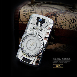 Innovative Classical <strong>Watch</strong> Lighters Torch <strong>Jet</strong> Refillable Metal Cigarette Lighter With Quartz <strong>Watch</strong> - Product Image 1