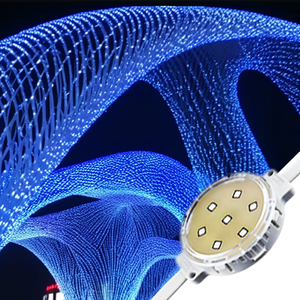 Digitales LED-Pixel licht modul 50mm WS2811 IC Vollfarb-RGBW-Pixel-LED DC24V-Eingang IP67 Wasserdichte weiße und RGB-Punkt leuchten - Product Image 2