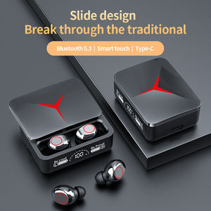 Orijinal M90 Pro TWS kablosuz gerçek Stereo Mic Audifonos Gamer kulaklık LED ekran Bt5.3Headphones kulaklık oyun kulaklıklar