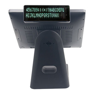 Máquina de escritorio de aleación de aluminio HDD-280A, Punto de Venta de pantalla Dual, sistema POS, pantalla táctil capacitiva para sistema operativo Win con Software - Product Image 4