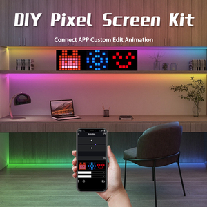 DC24Vアドレス指定可能なプログラム可能なRGBLEDピクセルパネル40x4020x80cmスマートAPPコントロールDIYパターングラフィティテキストアニメーションディスプレイ - Product Image 2