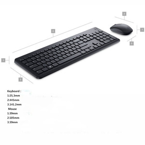 KM3322W Wireless <strong>Keyboard</strong> and <strong>Mouse</strong> for Dell Wireless Mouses Office Pc Laptop Pad Tablet Peripheral USB External <strong>Keyboard</strong> Set - Product Image 2