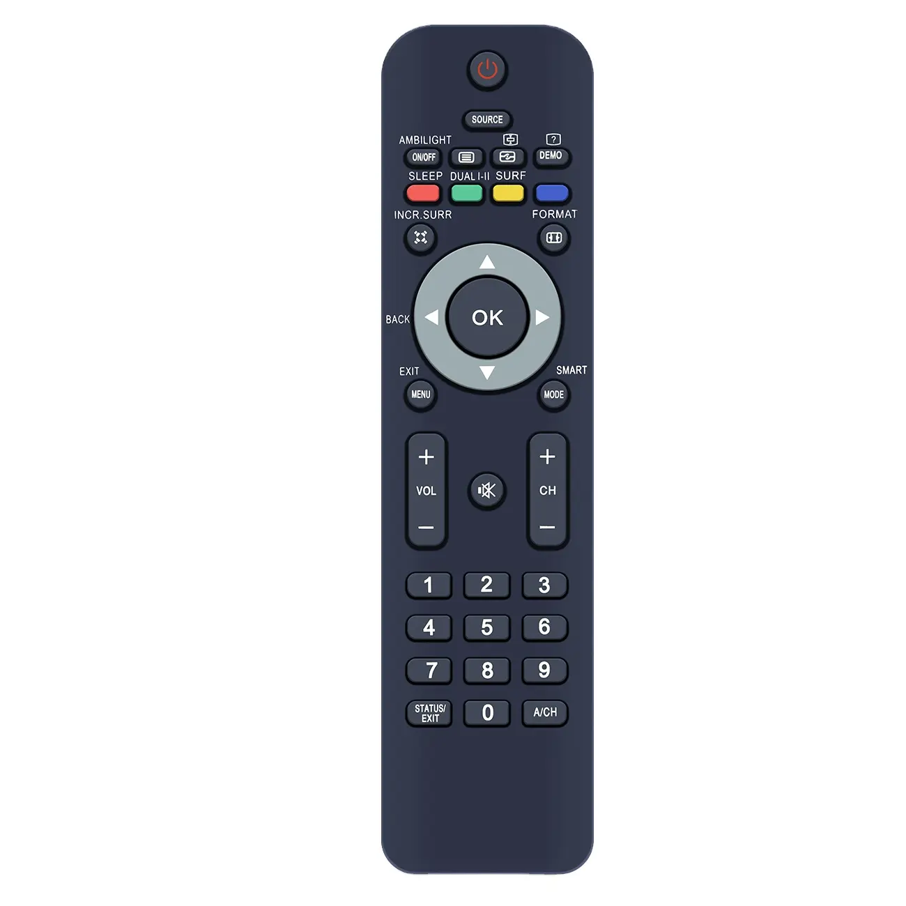 Universal Remote Control Replacement Controller for philips Smart HD LCD LED Digital TV RM-670C RC7807 Remote for Most Model